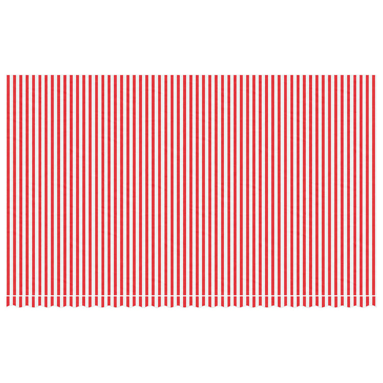 Vidaxl vervangingsdoek voor luifel 600x350 cm polyester rood en wit