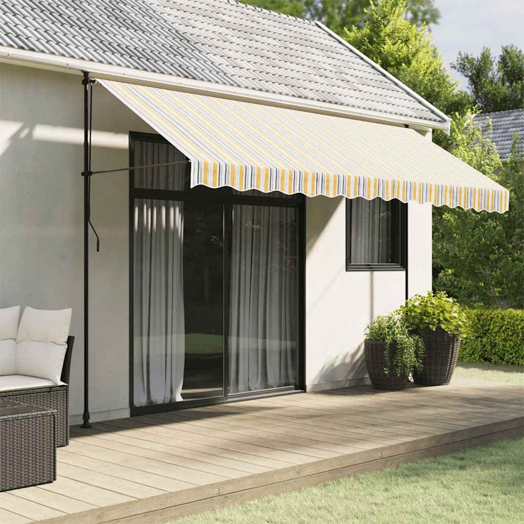 Vidaxl vervangingsdoek voor luifel 400x300 cm polyester meerkleurig
