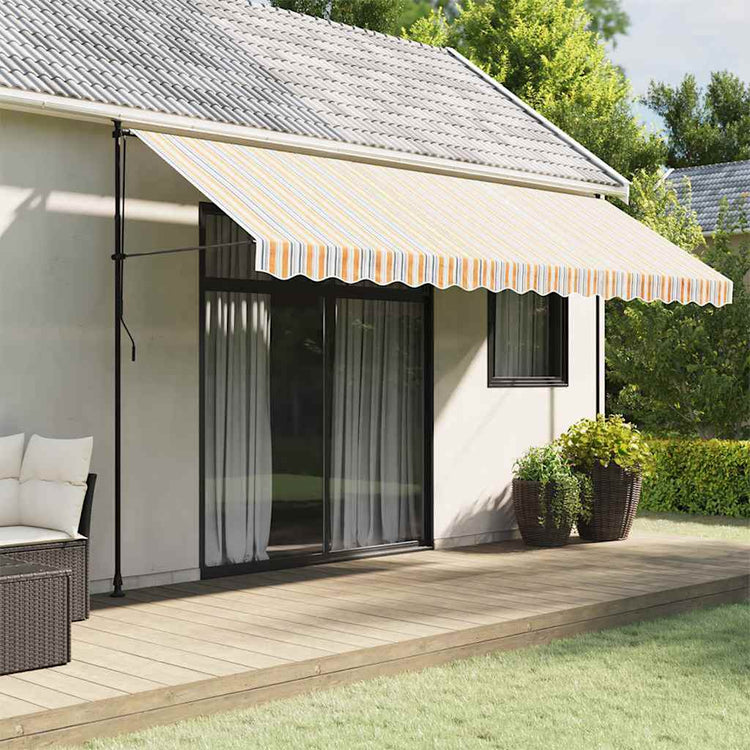 Vidaxl vervangingsdoek voor luifel 450x300 cm polyester meerkleurig