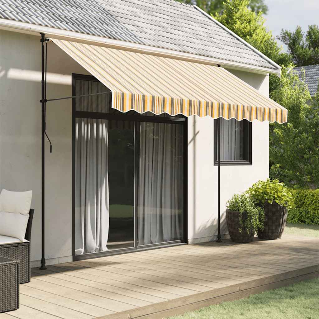 Vidaxl vervangingsdoek voor luifel 300x250 cm polyester meerkleurig