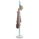 Vidaxl kapstok 172 cm gepoedercoat ijzer blauw