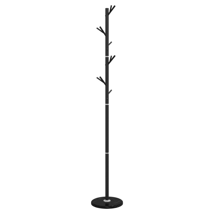 Vidaxl kapstok 175 cm gepoedercoat ijzer zwart