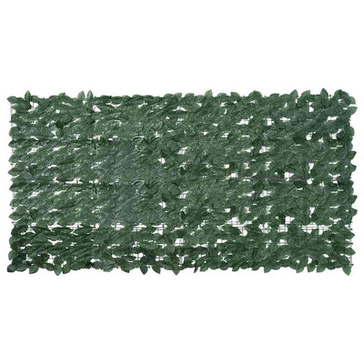 Vidaxl balkonscherm met donkergroene bladeren 200x100 cm