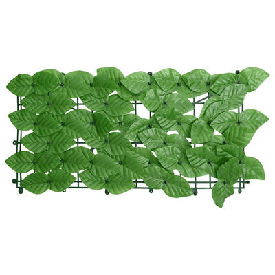 Vidaxl balkonscherm met groene bladeren 200x75 cm