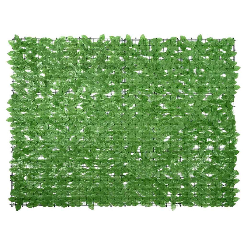 Vidaxl balkonscherm met groene bladeren 200x150 cm