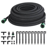 Vidaxl druppelslang 0,6'' 25 m rubber zwart - afbeelding 2