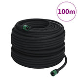 Vidaxl druppelslang 0,6'' 100 m rubber zwart - afbeelding 1