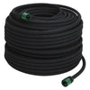 Vidaxl druppelslang 0,6'' 100 m rubber zwart
