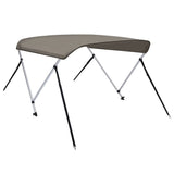 Vidaxl biminitop 2 bogen 180x130x110 cm grijs - afbeelding 2
