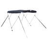 Vidaxl biminitop 3 bogen met mesh zijwanden 183x(137-152)x137 cm