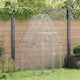 Vidaxl kippenhok 100x100x190 cm gegalvaniseerd staal zilverkleurig