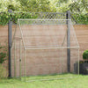 Vidaxl kippenhok 200x100x190 cm gegalvaniseerd staal zilverkleurig