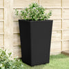 Vidaxl plantenbakken 2 st 32,5x32,5x57 cm polypropeen zwart