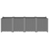 Vidaxl plantenbak 160x40x53 cm polypropeen lichtgrijs