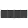 Vidaxl plantenbak 160x40x53 cm polypropeen zwart