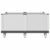 Vidaxl plantenbak met wielen 100x80x54 cm polypropeen wit