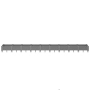 Vidaxl plantenbak met pinnen 362,5x42,5x28,5 cm polypropeen lichtgrijs - afbeelding 3
