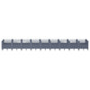 Vidaxl plantenbak met pinnen 363,5x43,5x43,5 cm polypropeen blauwgrijs