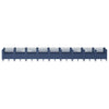 Vidaxl plantenbak met pinnen 363,5x43,5x43,5 cm polypropeen blauwgrijs
