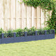 Vidaxl plantenbak met pinnen 363,5x43,5x43,5 cm polypropeen blauwgrijs