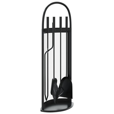 Vidaxl 5-delige openhaardgereedschapset 23x15x66 cm staal