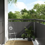Vidaxl balkonscherm 300x100 cm poly rattan antracietkleurig - afbeelding 1