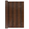 Vidaxl balkonscherm 600x100 cm poly rattan bruin en zwart