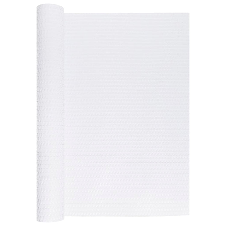 Vidaxl balkonscherm 500x80 cm poly rattan wit