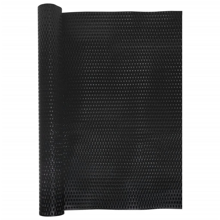 Vidaxl balkonscherm 400x90 cm poly rattan zwart