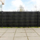 Vidaxl balkonschermen 10 st 255x19 cm poly rattan zwart