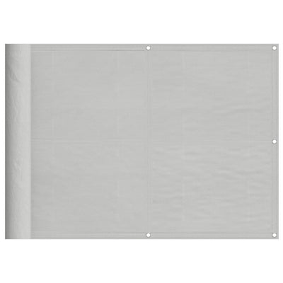 Vidaxl balkonscherm 75x700 cm 100% oxford polyester lichtgrijs
