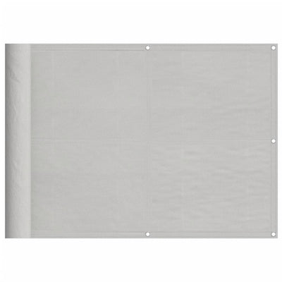 Vidaxl balkonscherm 75x1000 cm 100% oxford polyester lichtgrijs