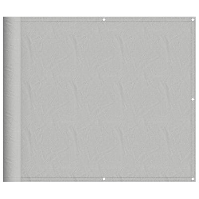 Vidaxl balkonscherm 90x300 cm 100% oxford polyester lichtgrijs