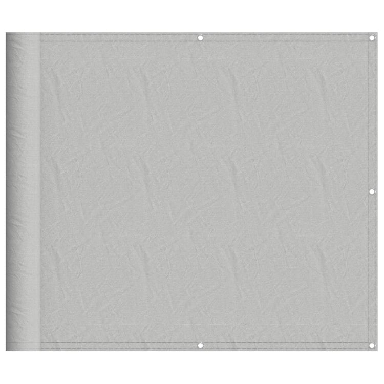 Vidaxl balkonscherm 90x300 cm 100% oxford polyester lichtgrijs