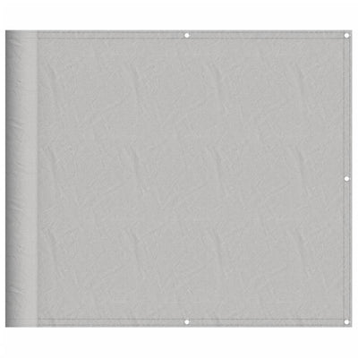 Vidaxl balkonscherm 90x500 cm 100% oxford polyester lichtgrijs