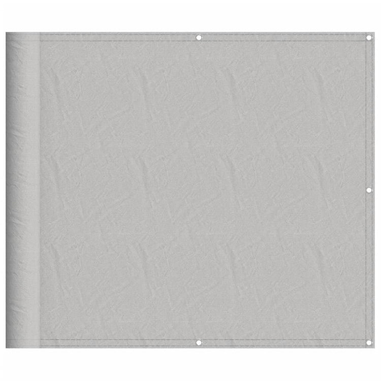 Vidaxl balkonscherm 90x500 cm 100% oxford polyester lichtgrijs