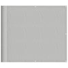 Vidaxl balkonscherm 90x600 cm 100% oxford polyester lichtgrijs