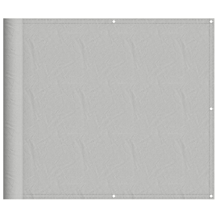 Vidaxl balkonscherm 90x700 cm 100% oxford polyester lichtgrijs