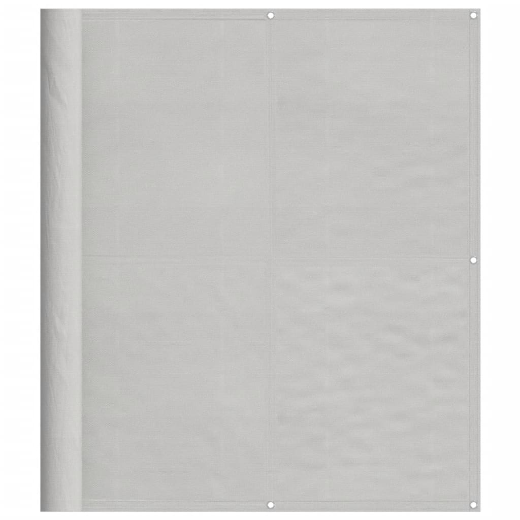 Vidaxl balkonscherm 120x1000 cm 100% oxford polyester lichtgrijs