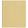 Vidaxl balkonscherm 120x300 cm 100% oxford polyester zandkleurig