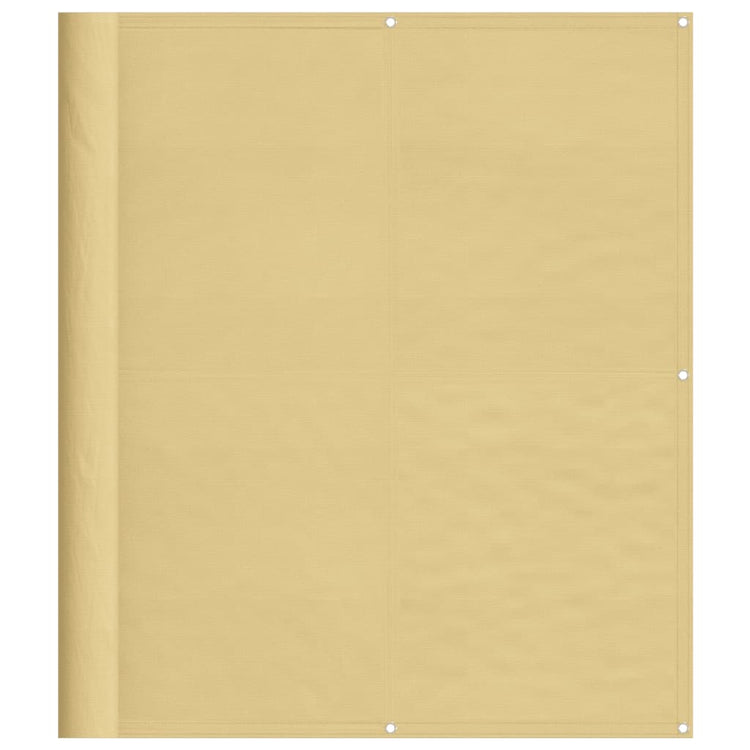 Vidaxl balkonscherm 120x300 cm 100% oxford polyester zandkleurig