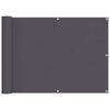 Vidaxl balkonscherm 75x700 cm 100% oxford polyester antracietkleurig