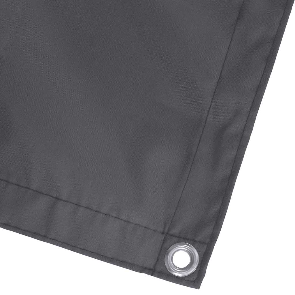 Vidaxl balkonscherm 75x1000 cm 100% oxford polyester antracietkleurig