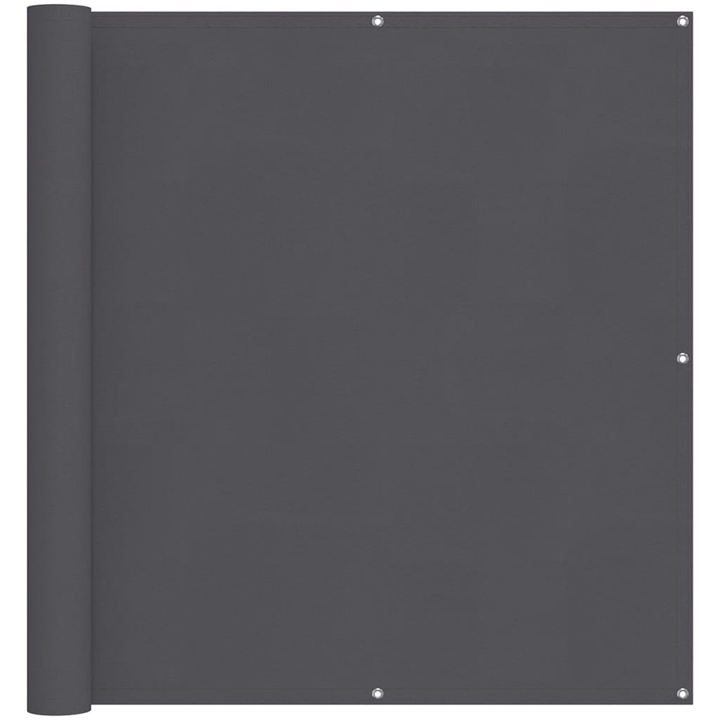 Vidaxl balkonscherm 120x800 cm 100% oxford polyester antracietkleurig