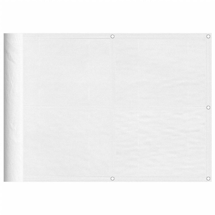 Vidaxl balkonscherm 75x700 cm 100% oxford polyester wit