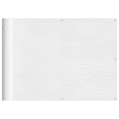 Vidaxl balkonscherm 75x700 cm 100% oxford polyester wit
