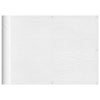 Vidaxl balkonscherm 75x1000 cm 100% oxford polyester wit
