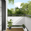 Vidaxl balkonscherm 75x1000 cm 100% oxford polyester wit