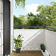Vidaxl balkonscherm 90x800 cm 100% oxford polyester wit