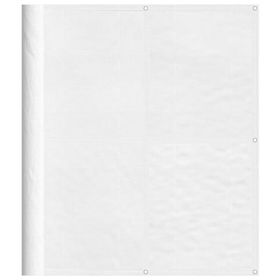 Vidaxl balkonscherm 120x800 cm 100% oxford polyester wit